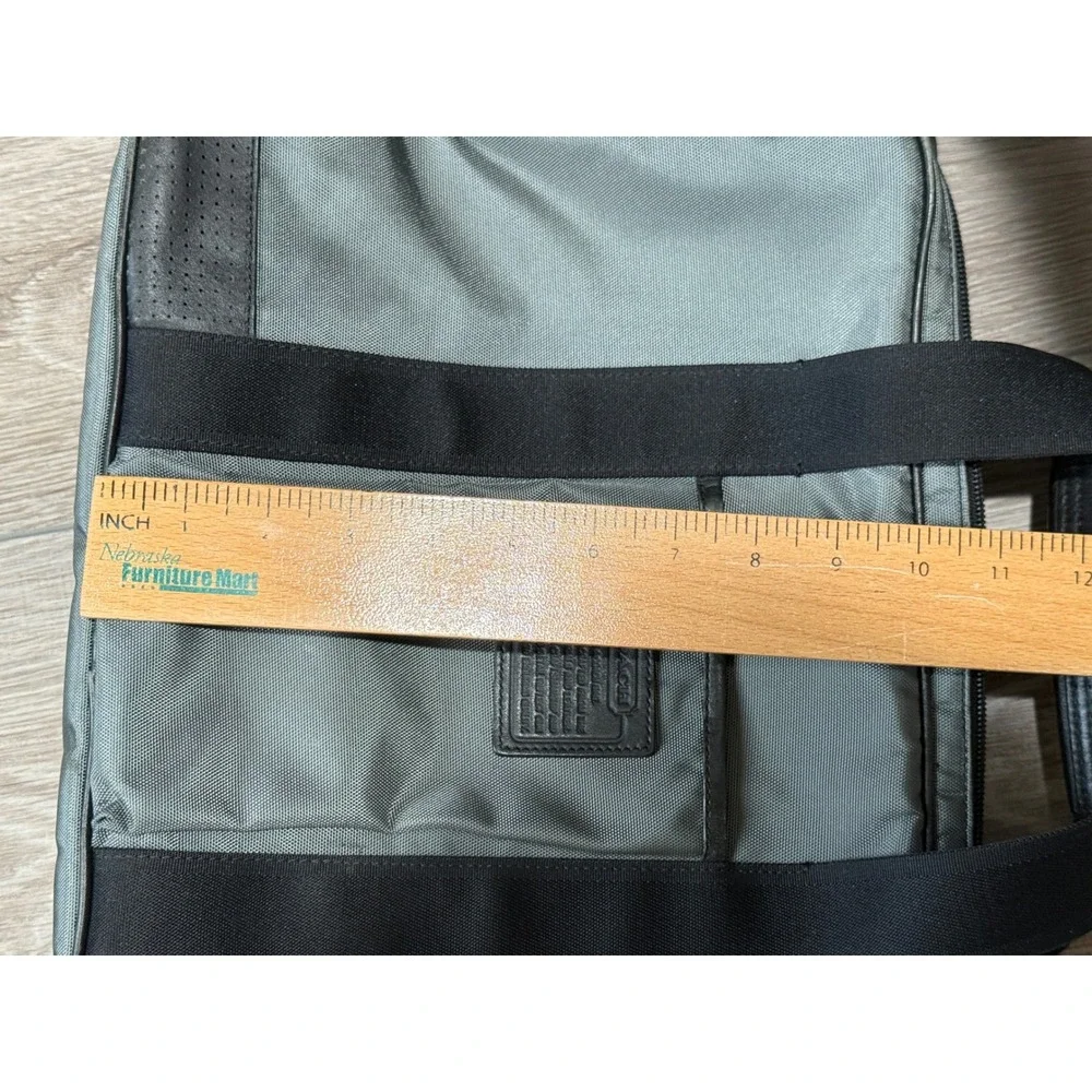 Coach Transatlantic Nylon Laptop‎ Briefcase Grey Black Messenger Bag F70354
